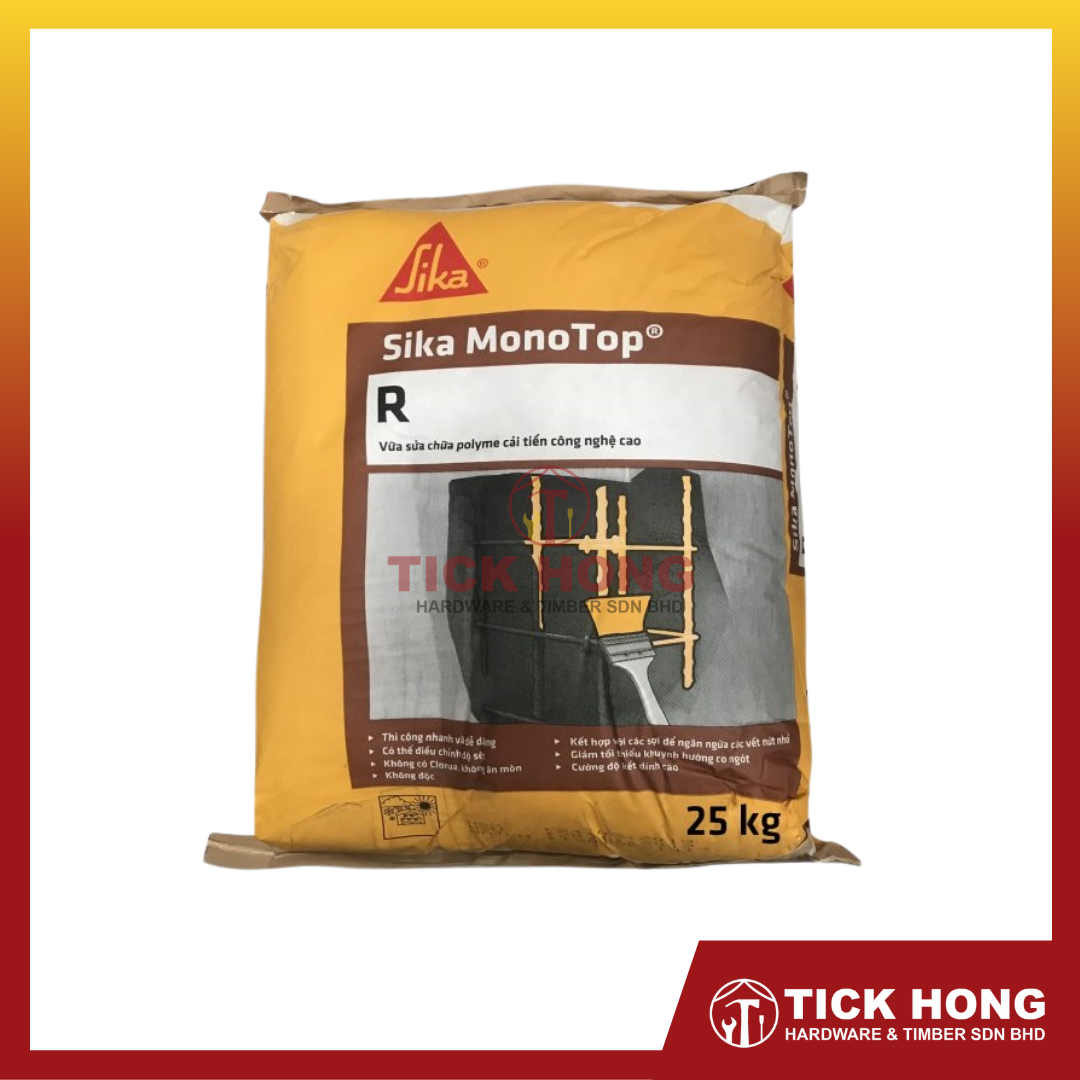 Sika MonoTop R (25KG) Hand Places/ Wet Spray Repair Mortar