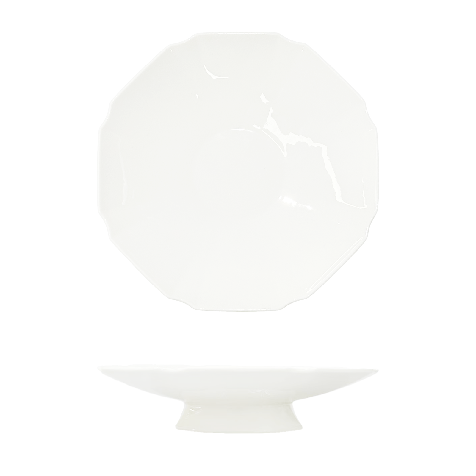 YX-BC-9'' Fenghua High Foot Plate 9 风华高足盘
