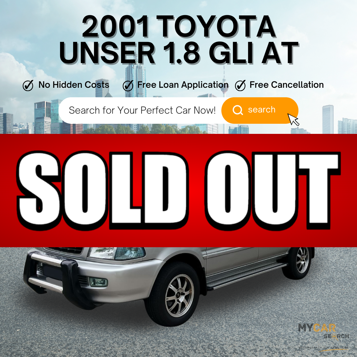 2001 TOYOTA UNSER 1.8 GLI AT