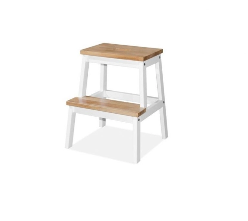 STEP STOOL (SEST-02) (H 20′) White / Natural