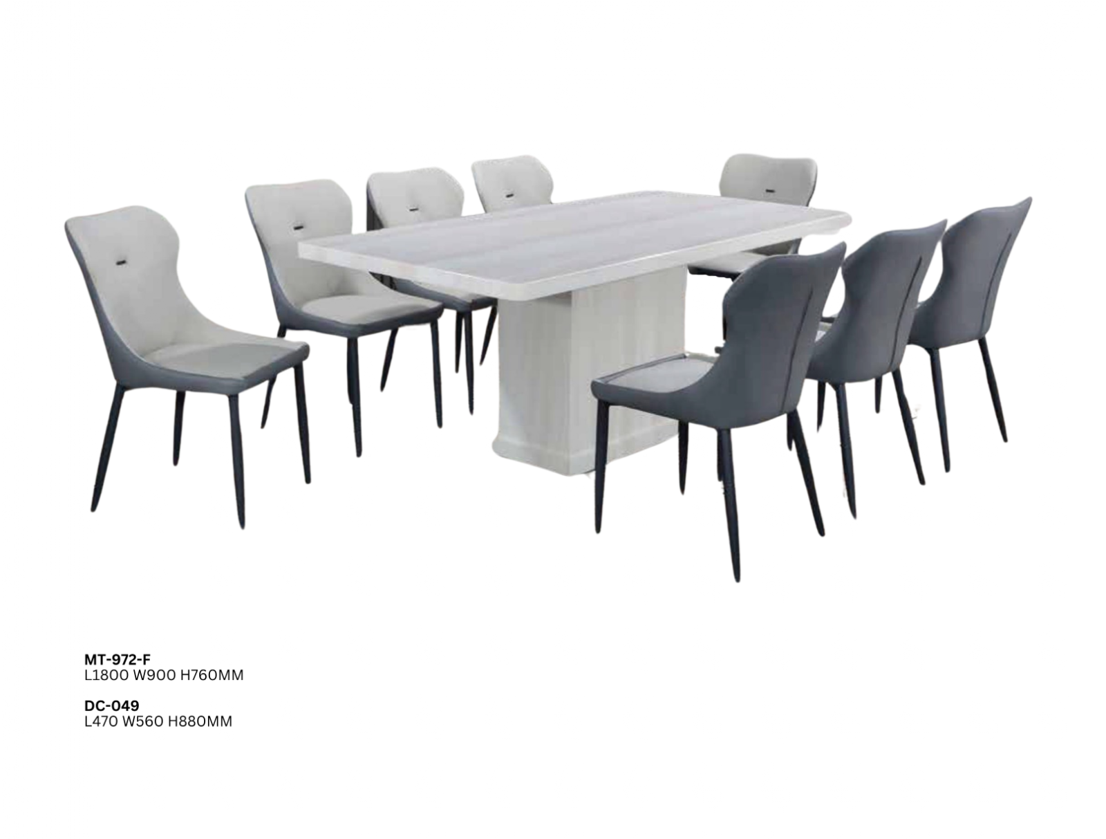DINING SET (PLZ MT-972-F)
