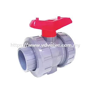 A2HS1 AUTOMA UPVC Double Union Ball Valve Socket