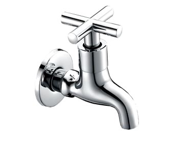 T-68024 1/2'' Brass Chrome Bib Tap | Durable Hose Bib Tap for Home & Outdoor Use