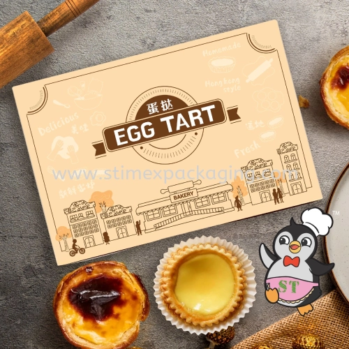 Deluxe Egg Tart Box - Perfectly Portioned Pastry Delights 蛋挞盒 - 完美呈现蛋挞的美味