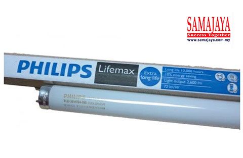 Philips TL-D/ TLD 36W/54-765 T8 4ft Fluorescent Tube (Cool Daylight)