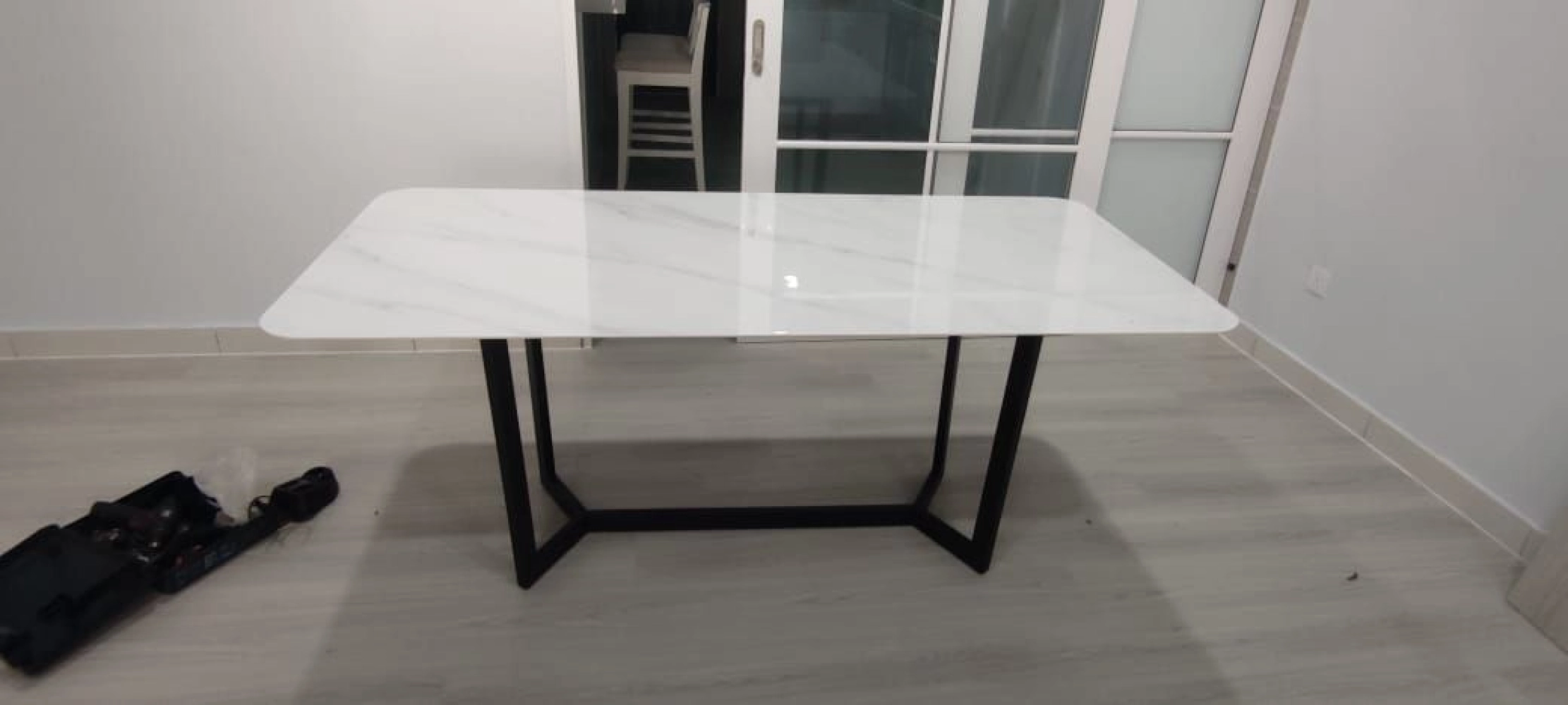 Ceramic Dining Table | Sintered Stone Dining Table | Modern Dining Table Meja Makan Seramik | Dining Furniture Store | Cafe Furniture