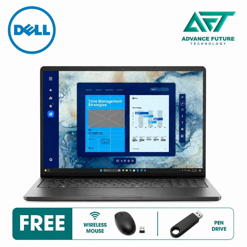 Dell Pro 16 PC16250-U5225U-16G-512-W11P 16" FHD+ Business Laptop Black ( Intel Core Ultra 5 225U ,16GB, 512GB SSD, Intel, W11Pro )