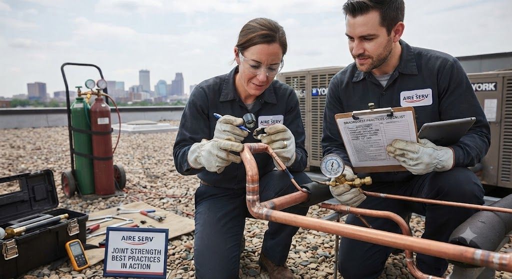 HVAC brazing joint strength best practices