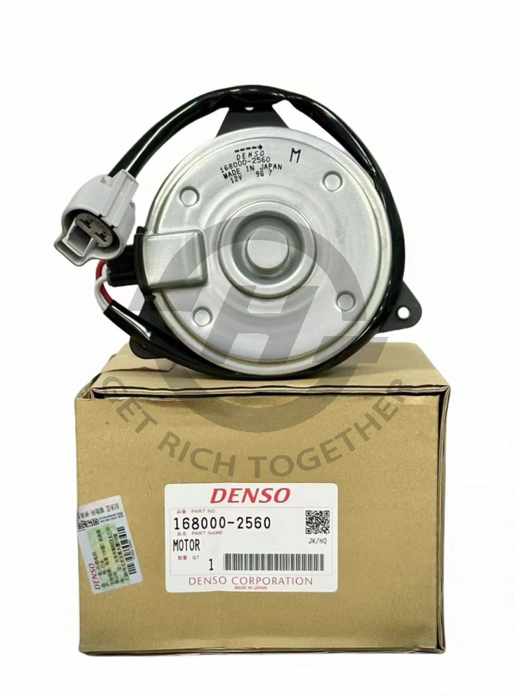 DENSO FAN MOTOR 168000-2560 TOYOTA ALTIS ZRE173 RADIATOR FAN MOTOR M DENSO JAPAN OEM 16363-0T070 16363-22100 16363-0V420