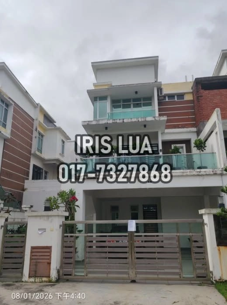Taman Kempas Utama @Double Storey Cluster House Bank Lelong/Auction
