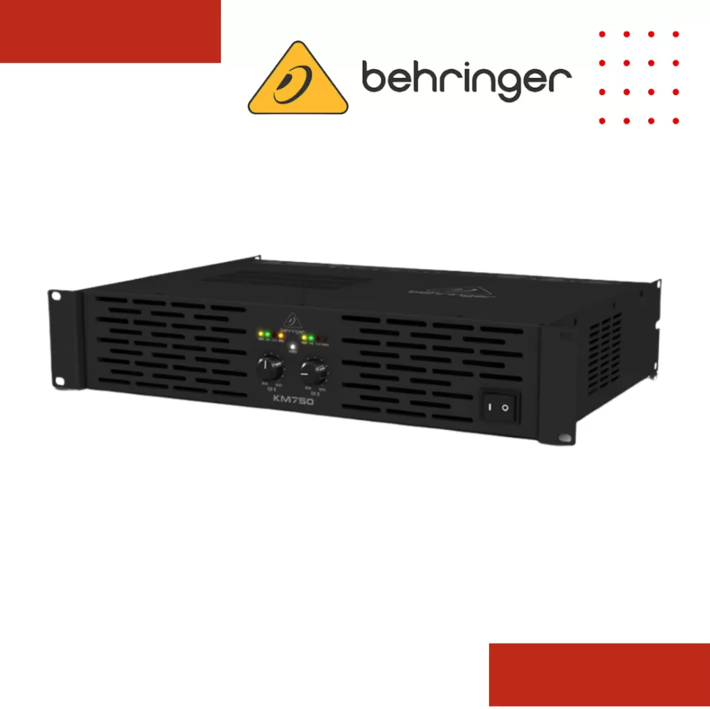 Behringer KM750 750-watt 2-channel Power Amplifier
