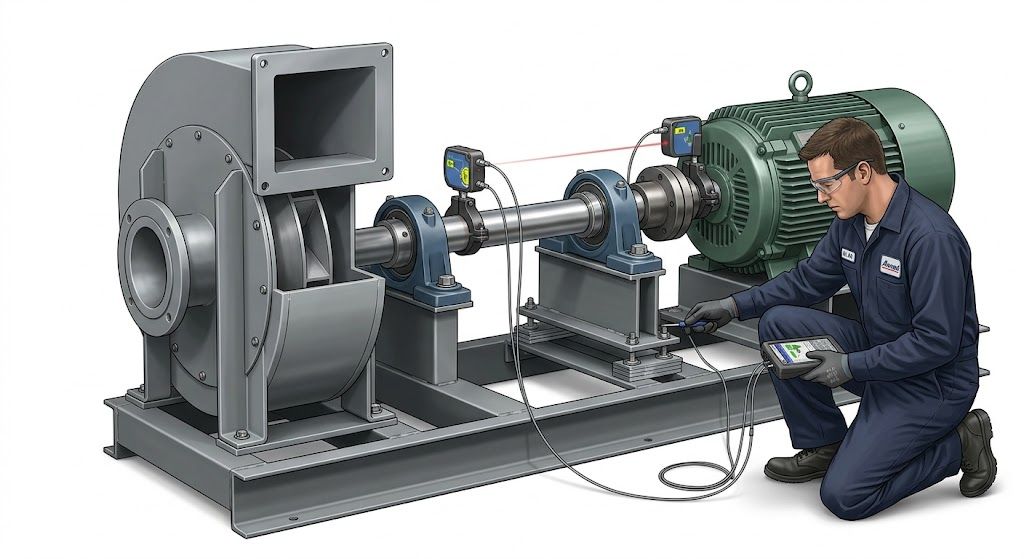 Blower Bearing Alignment