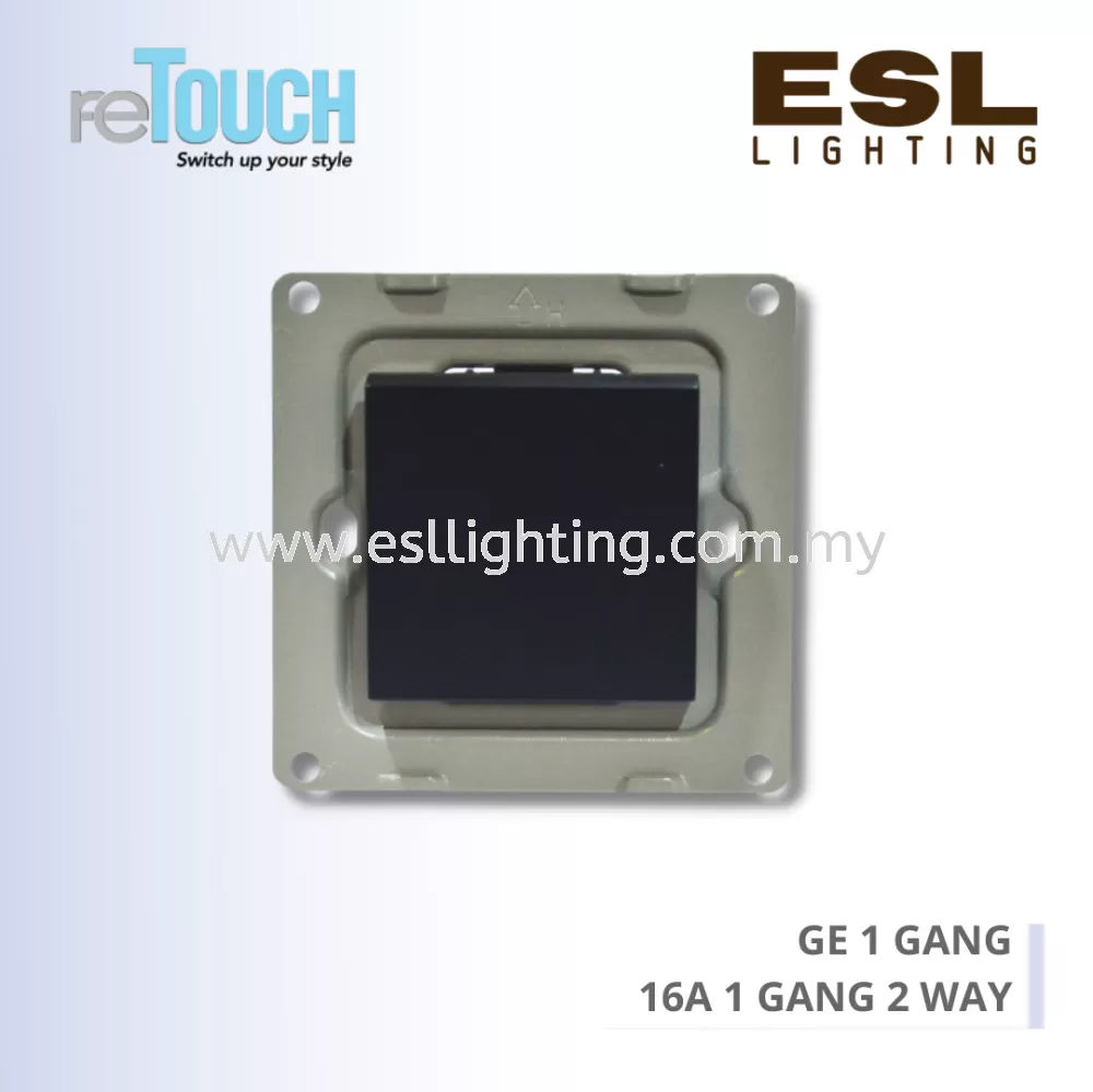 RETOUCH GRAND ELEMENTS - GE 1 GANG - E/SW012W-GB – 16A 1 GANG 2 WAY
