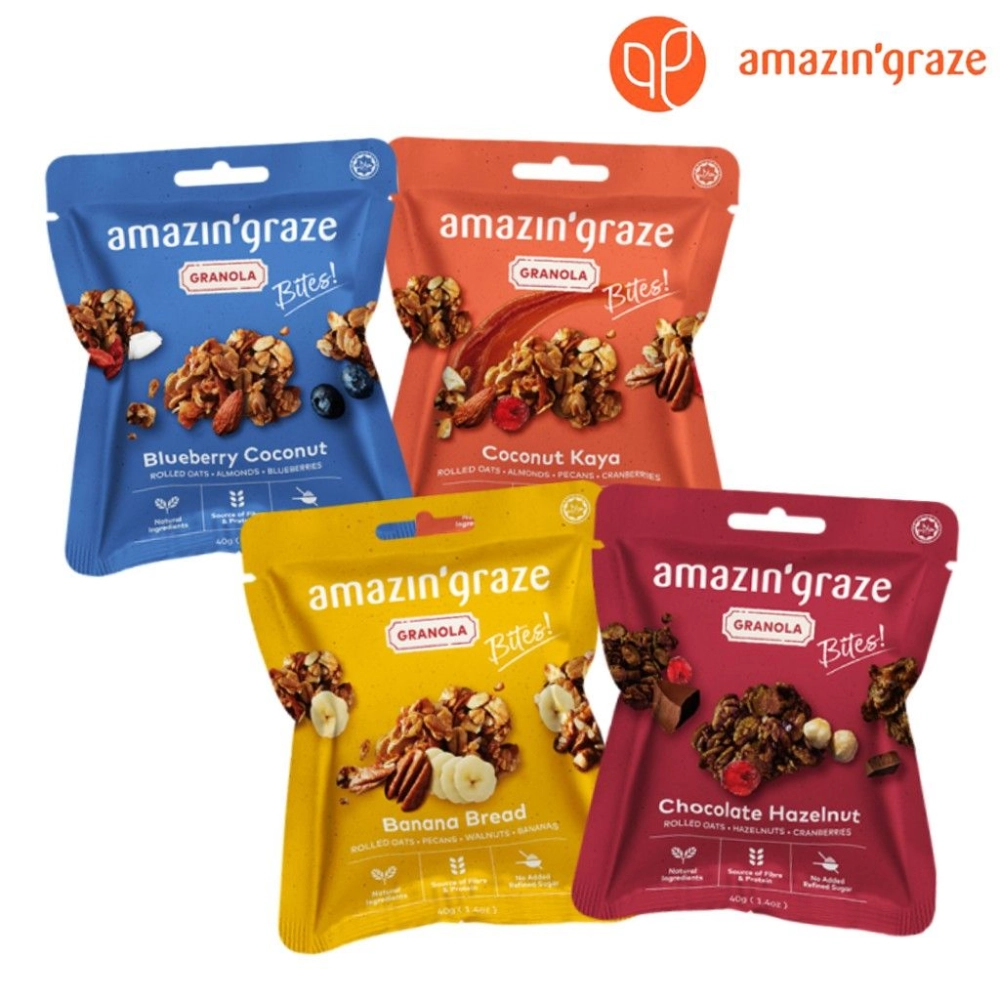 Amazin' Mini Granola Bites Hazelnut Blackforest (10pack)