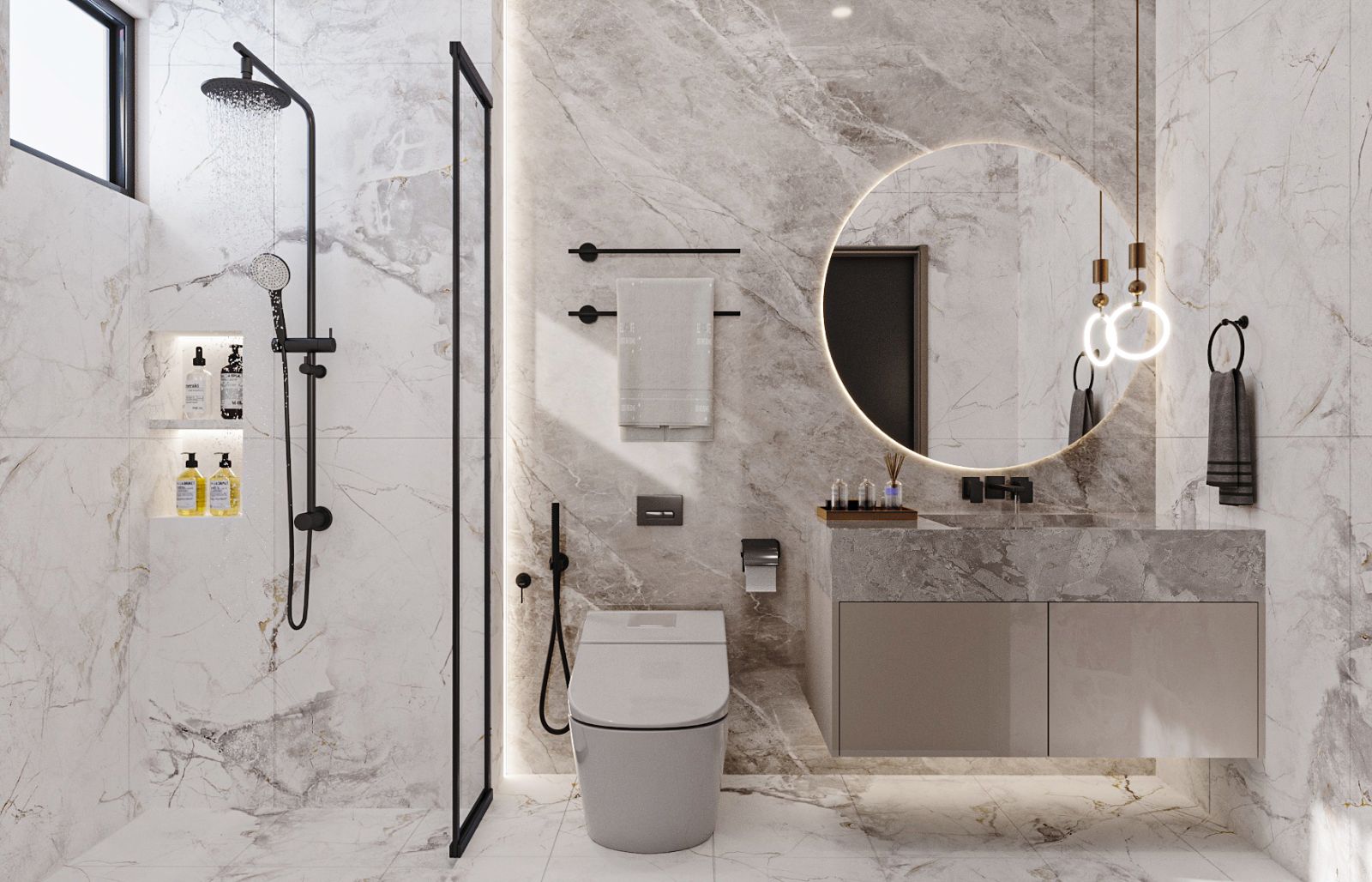BATHROOM - SILVER - LTH