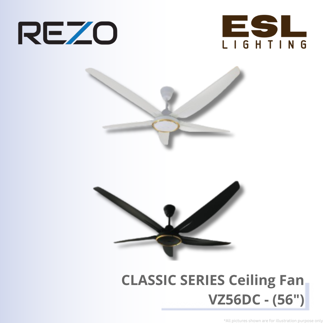 REZO CLASSIC SERIES Ceiling Fan VZ56DC - 56"