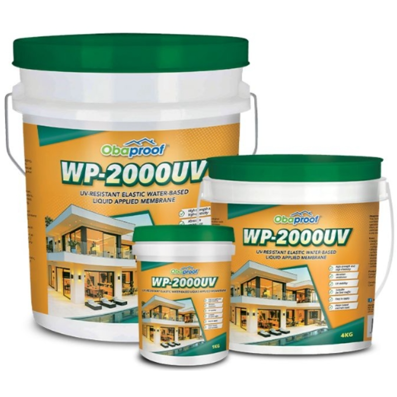 Obaproof WP 2000UV | UV Resistant Elastic Water Based Liquid Applied Membrane