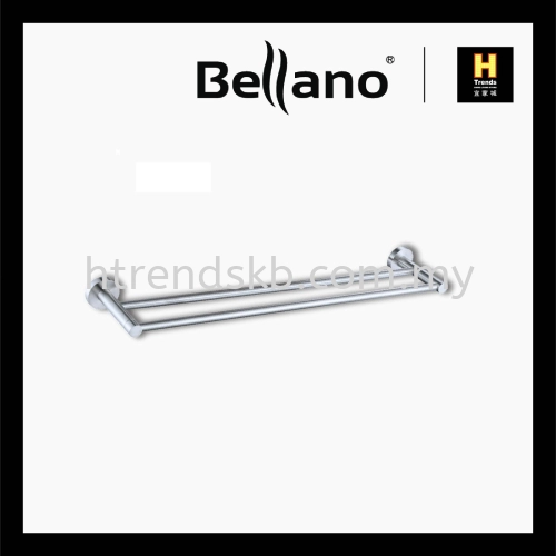 Bellano Double Towel Bar (Polish) BLN7202SS