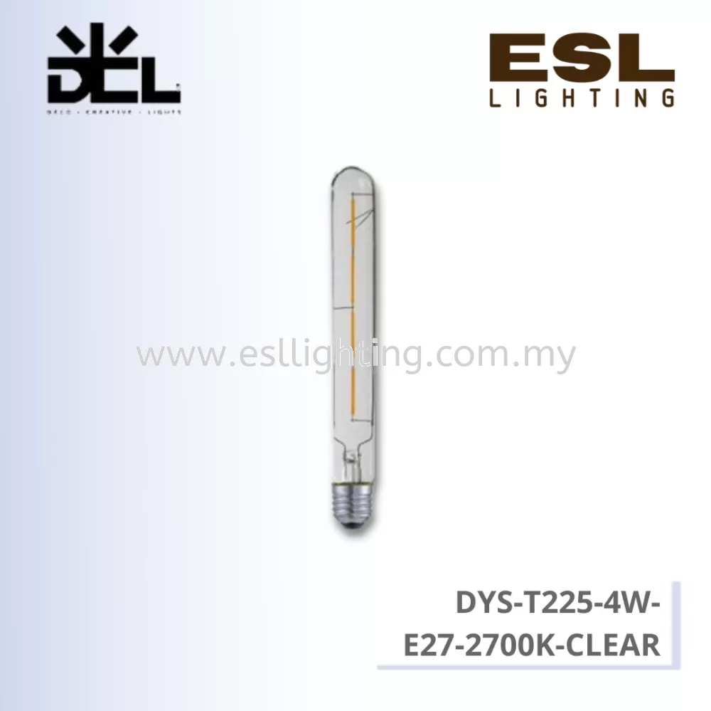 DCL BULB DYS-T225-4W-E27-2700K-CLEAR