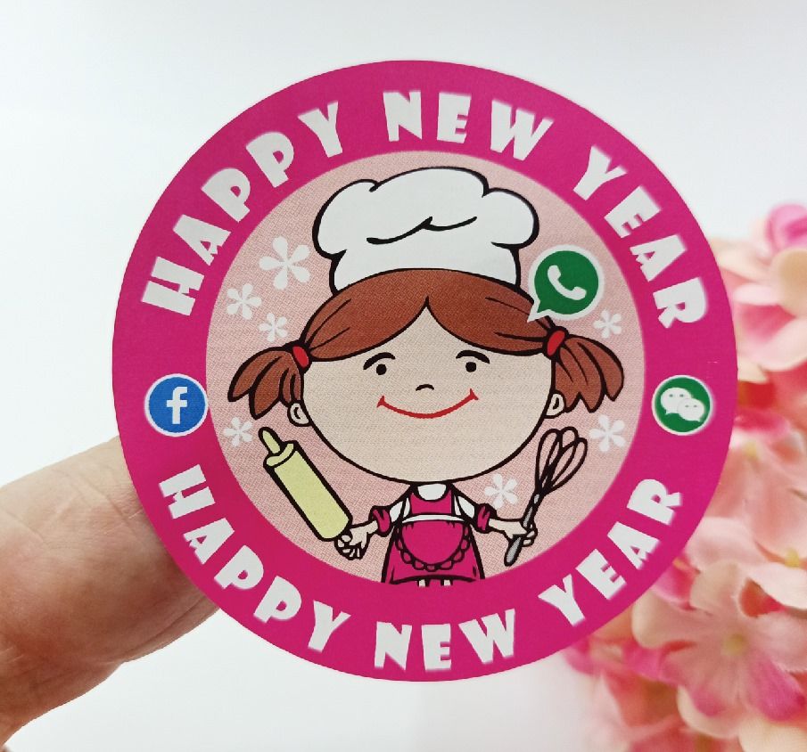 Round Sticker 圆形贴纸 (3cm)(4cm)(5cm)