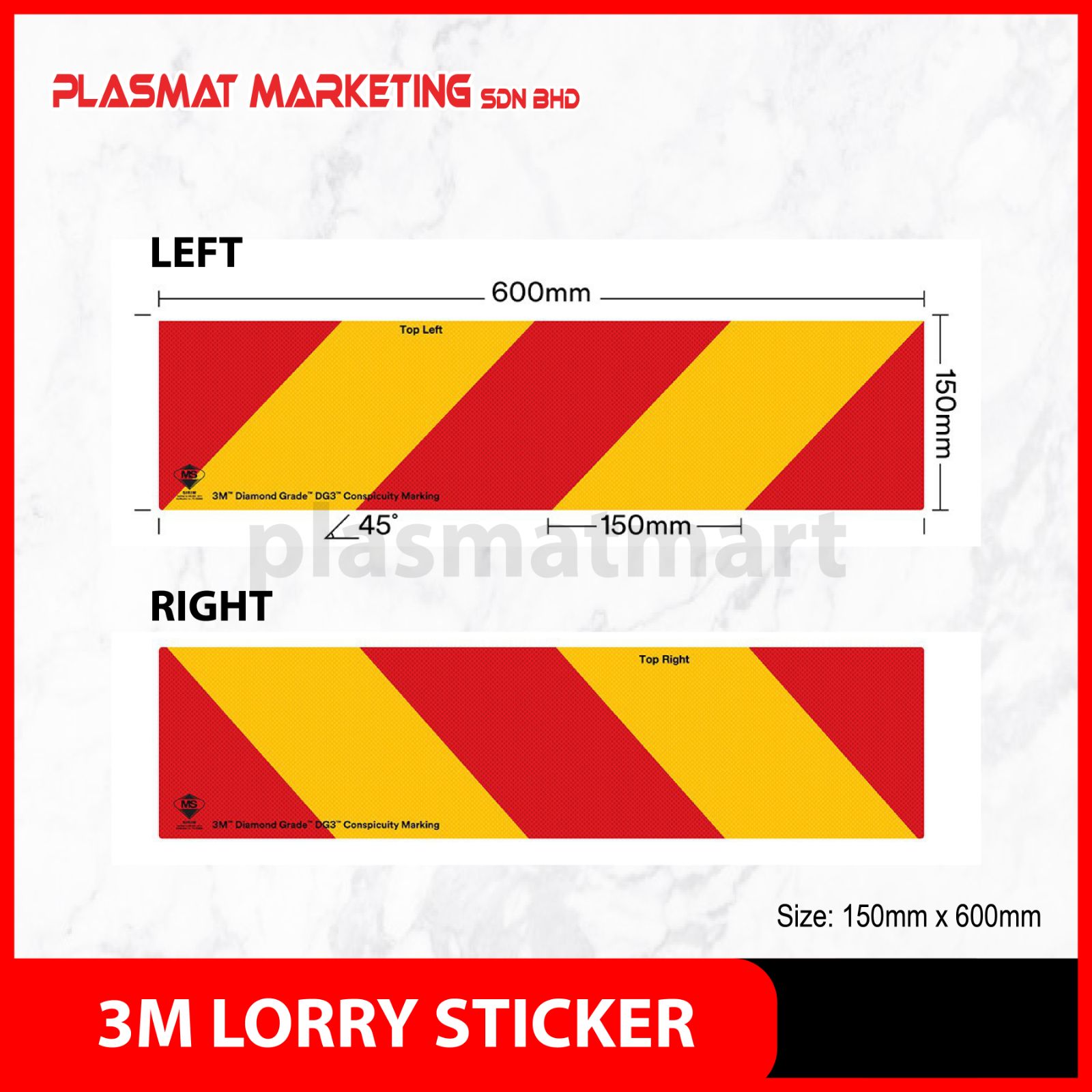 Lorry Sticker Normal Grade