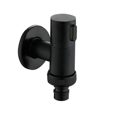 T-75093WM-MB 1/2" x 3/4" Washing Machine Bib Tap – Stainless Steel Matt Black Hose Bib Tap