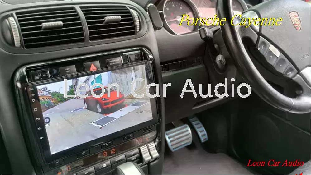 porsche cayenne OEM 9" fhd 8core DSP Wifi GPS USB 360 3D Panaromic DVR Player