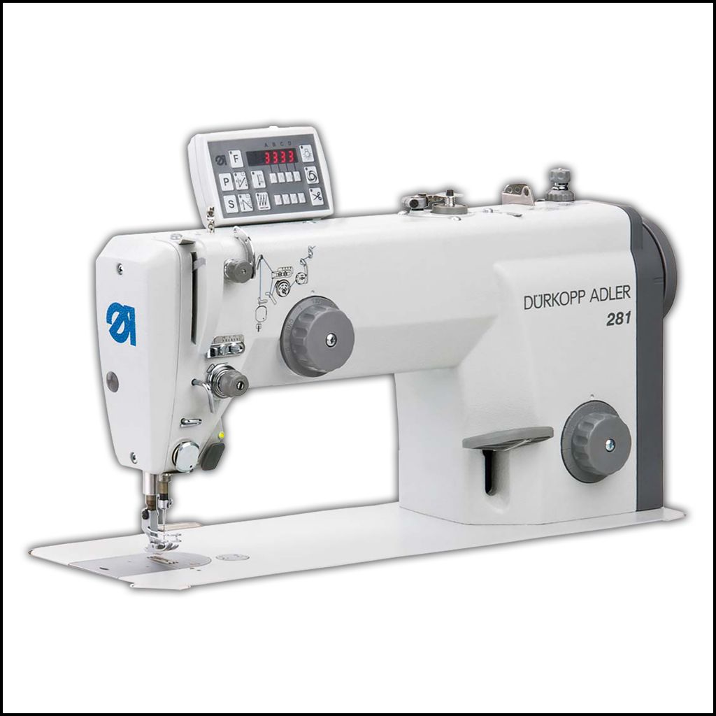 DUERKOPP ADLER/281-140342 PREMIUM HIGH-SPEED LOCKSTITCH MACHINE WITH DIRECT DRIVE FOR UNIVERSAL USE