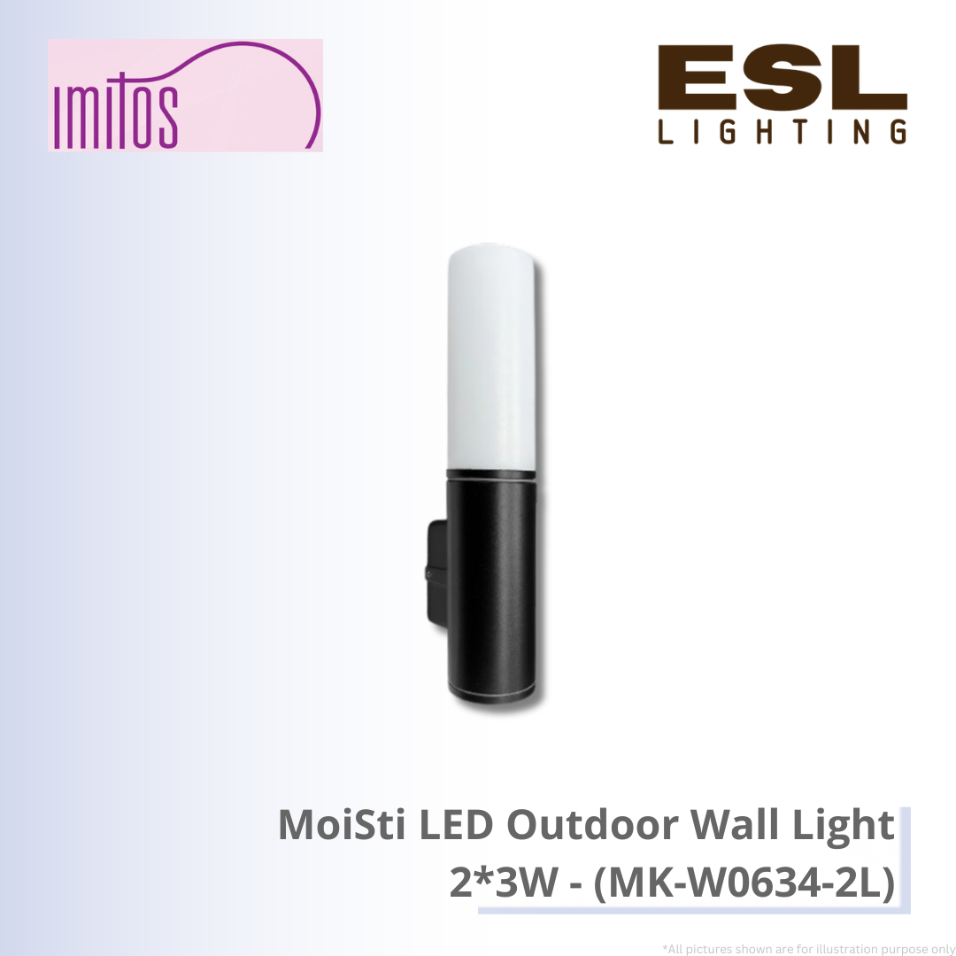 IMITOS MoiSti LED Outdoor Wall Light 2*3W - MK-W0634-2L IP65