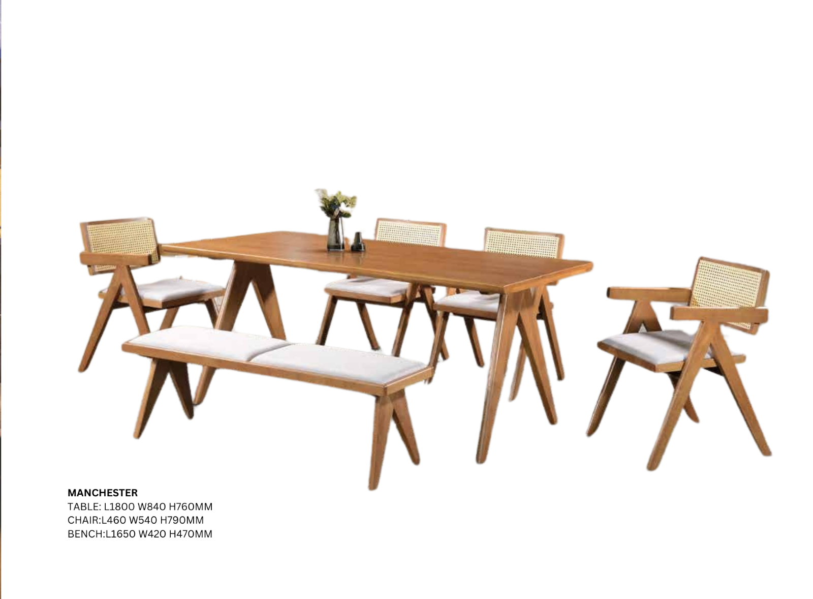 DINING SET (PLZ MANCHESTER)