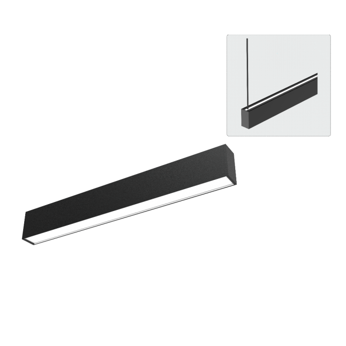 LED LIGHT ALUMINIUM PROFILE ( PANDENT UP AND DOWN ) - LH40FD_LUMINAIRES