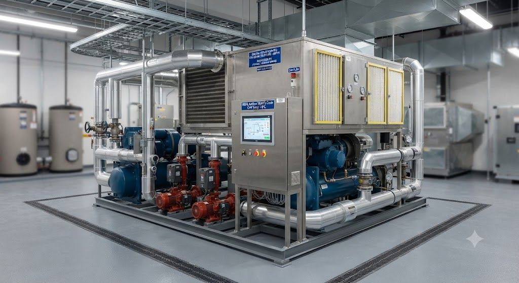 Custom HEPA integrated chilled water systems