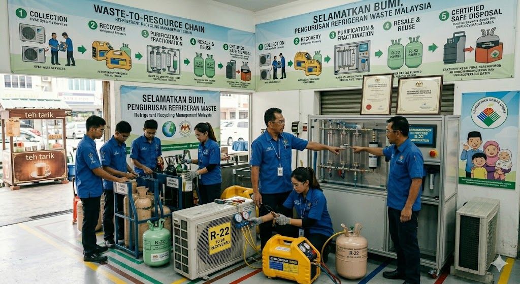 refrigerant recovery recycling procedures Malaysia DOE