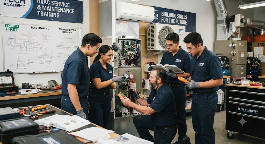 HVAC service and maintenance training