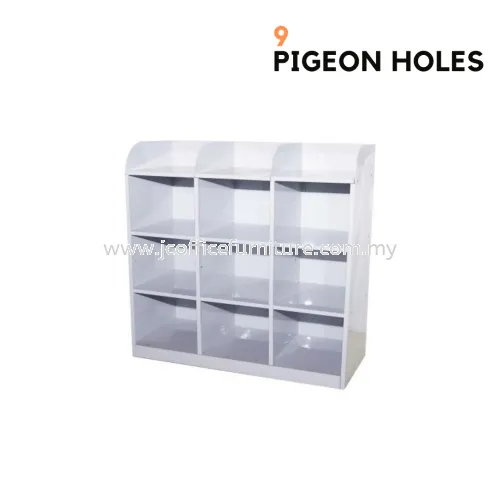 9 Steel Pigeon Holes Cabinet