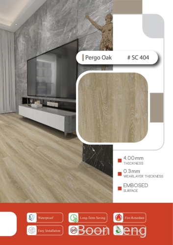 SPC Stone Polymer Pergo Oak #SC 404 (4mm)