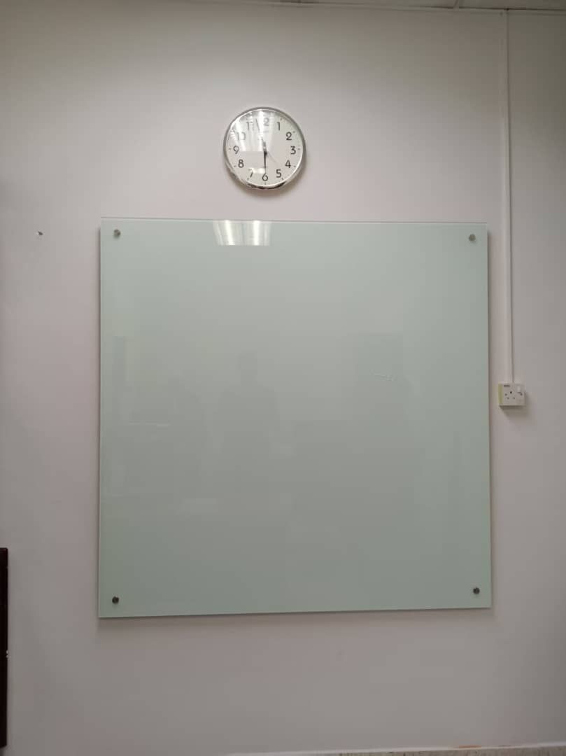 Tempered Glass Writing Board | Frameless Magnetic Glass Whiteboard | Office Meeting Room Glass Marker Board Malaysia Deliver Kulim Hi Tech, Penang Science Park, Batu Kawan, Prai, Bayan baru, Bayan Lepas, Ipoh, Puchong, KL