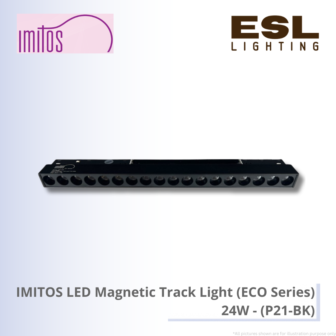 IMITOS LED Magnetic Track Light (ECO Series) 24W - P21-BK
