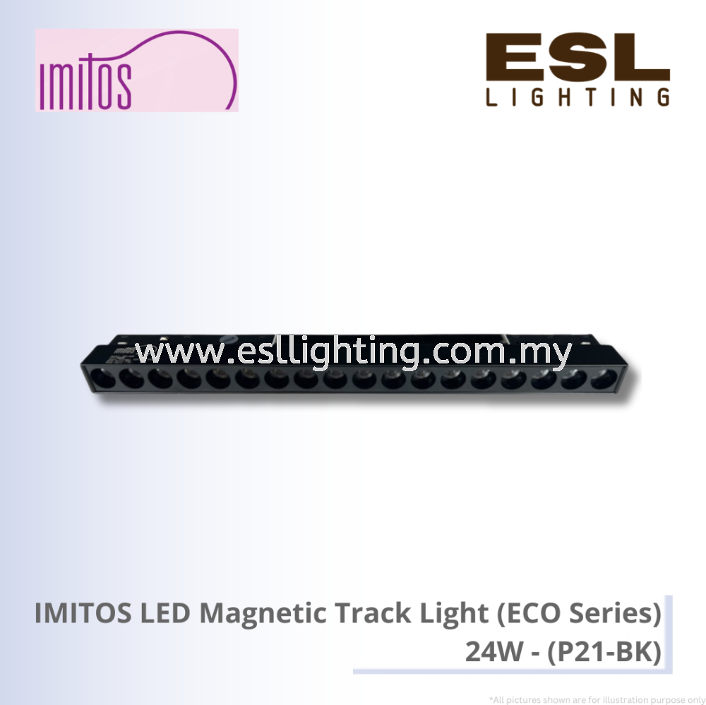 IMITOS LED Magnetic Track Light (ECO Series) 24W - P21-BK