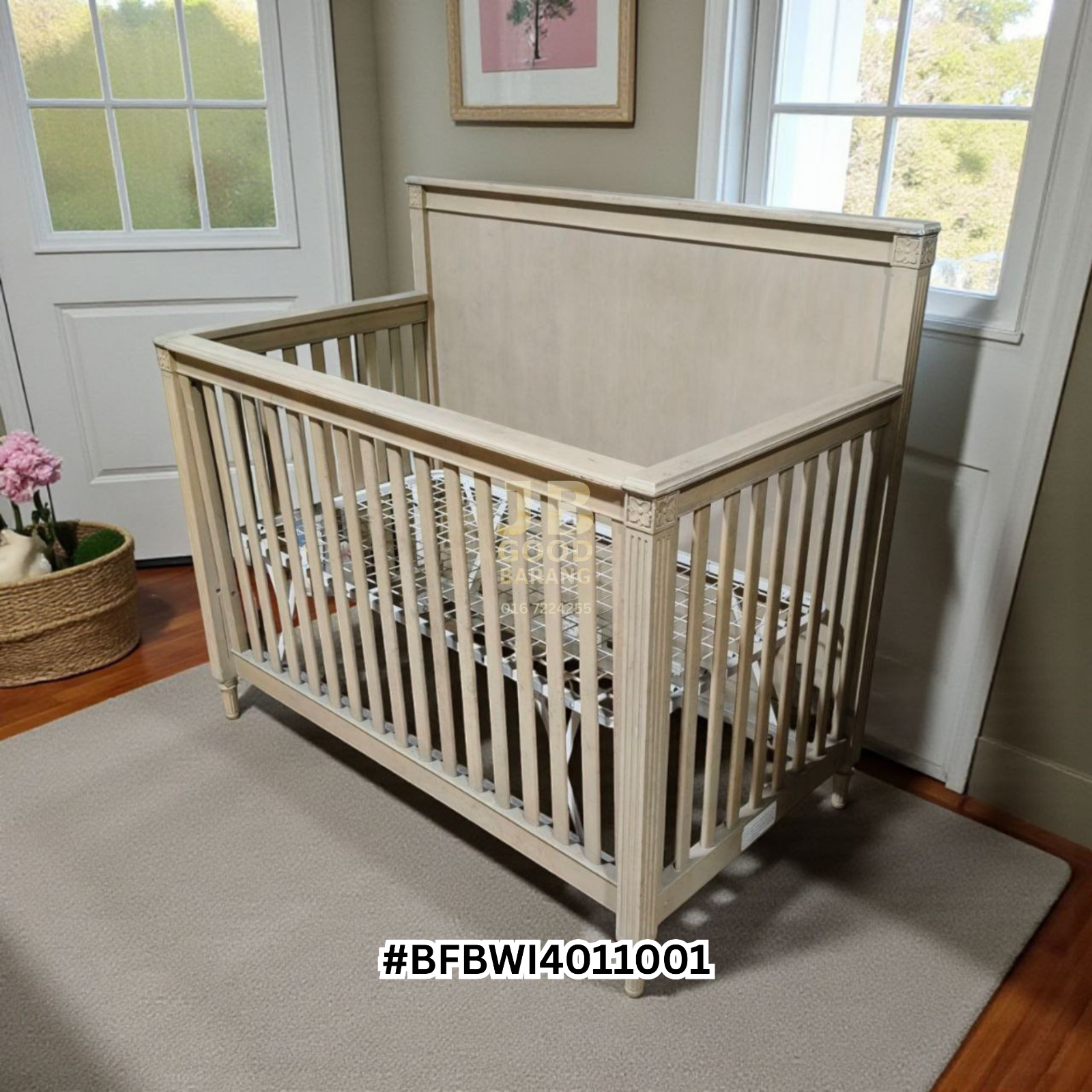 [SOLD] Premium Solid Wood Jameson Conversion Crib