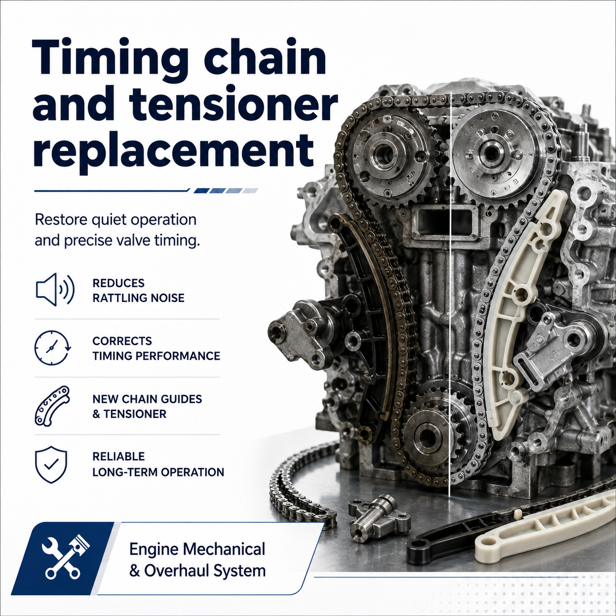 Timing Chain And Tensioner Replacement 2