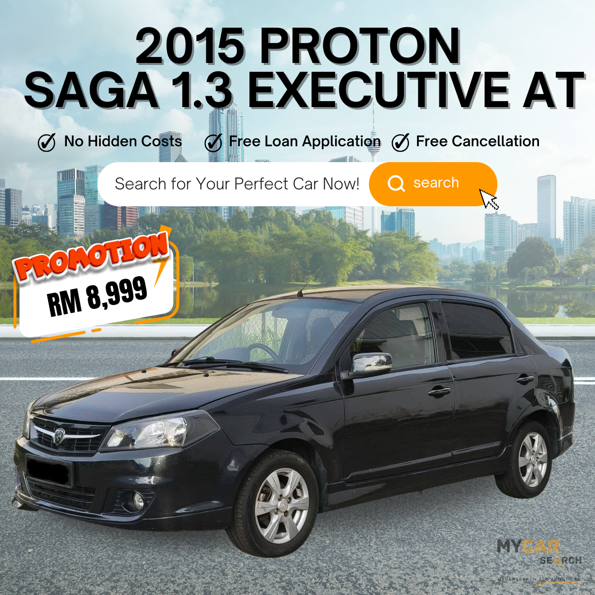 2015 PROTON SAGA 1.3 EXECUTIVE AT