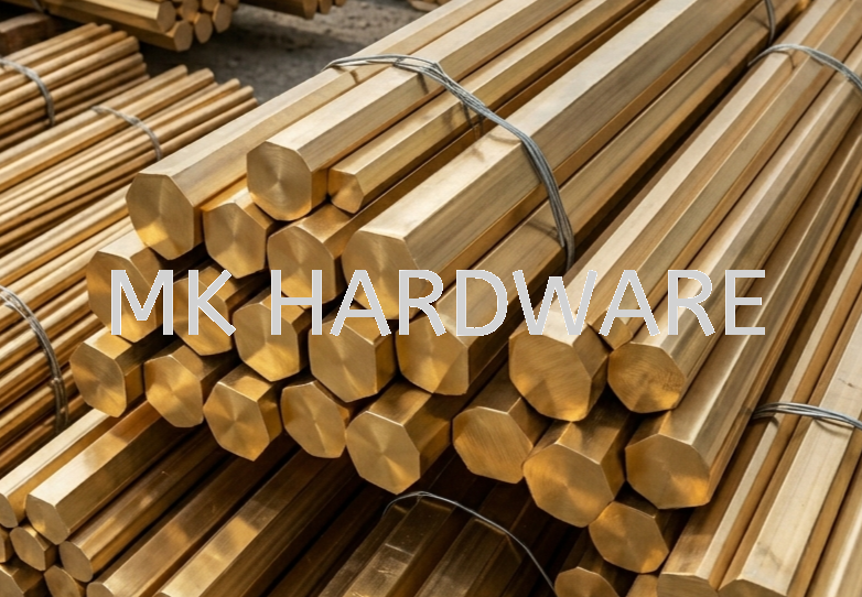 BRASS HEXAGON ROD 7/8"