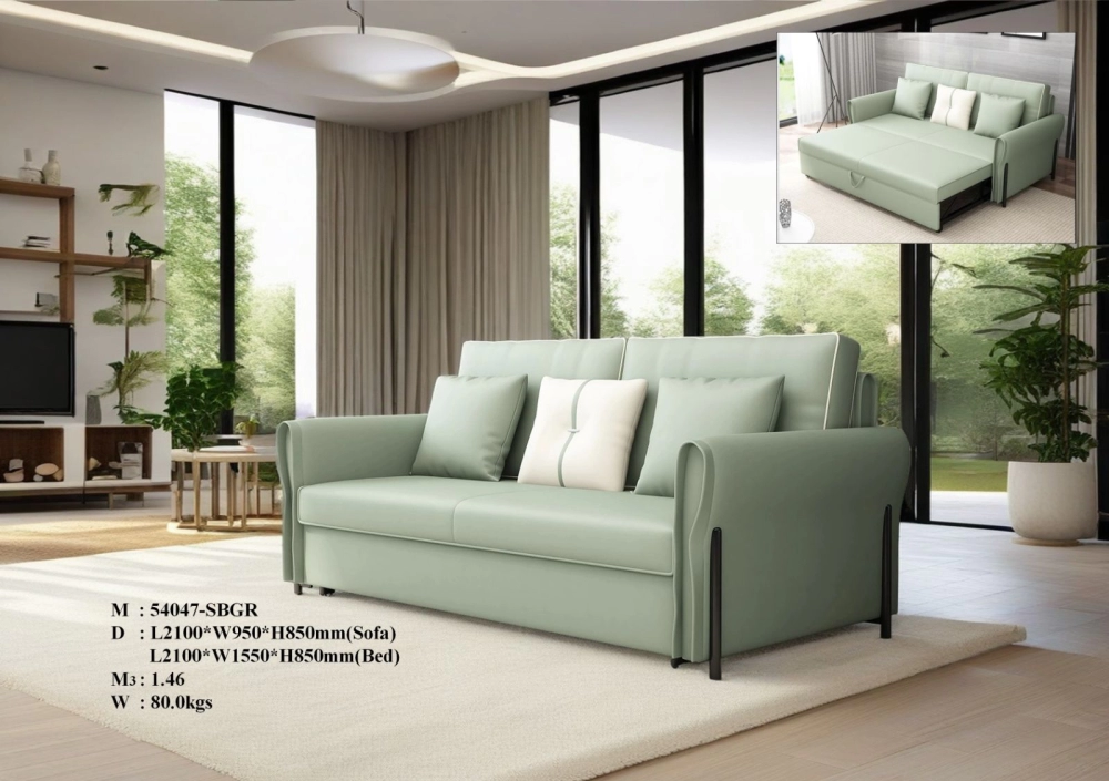 Lavin Sofa Bed (Green)