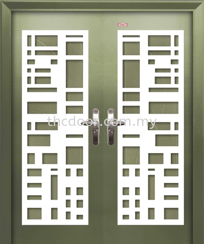 AP6-W892 Security Door (Mild Steel Grille)  