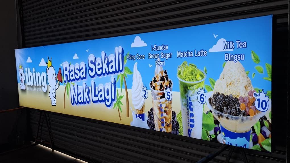 定制壁挂式大型 LED 软膜灯箱专家 | Marang、Kuala Dungun & Kuala Terengganu