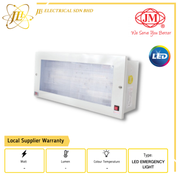 JM TRE208L/R RECESS LED EMERGENCY LIGHT