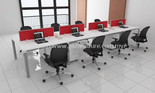 Desking 18 System 03 - 8 Pax Workstation