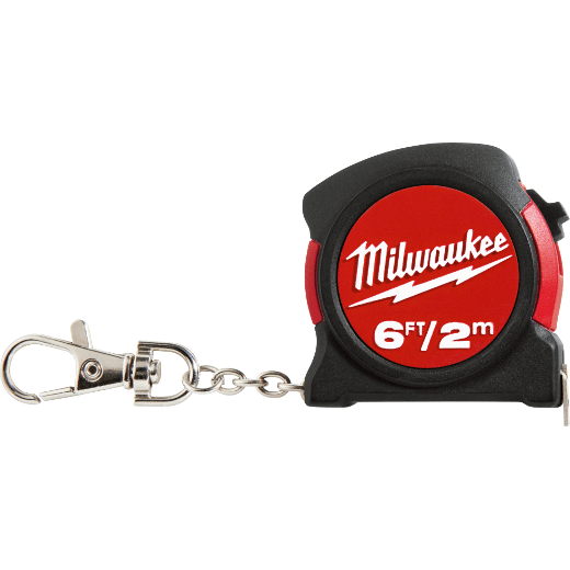 Milwaukee 2m/6ft Keychain Tape Measure