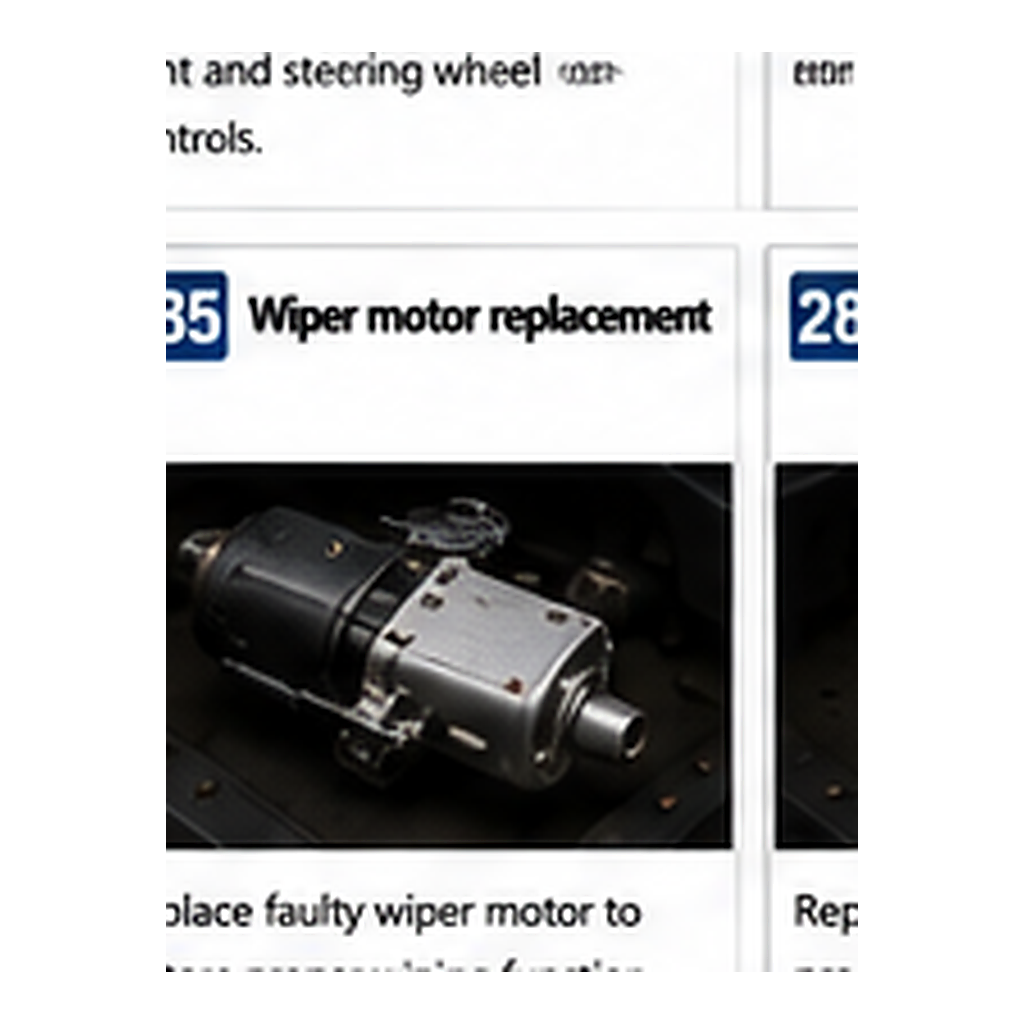 Wiper Motor Replacement